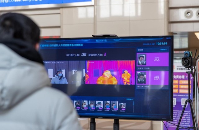 一分钟精准测量300人体温 北京地铁用上了AI高科技